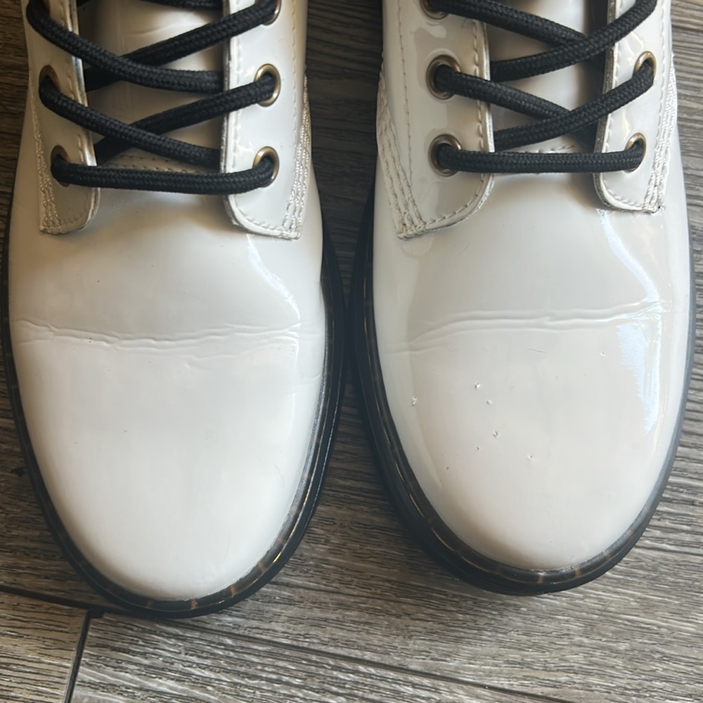 Dr. Martens White Combat Boots - Picture 9 of 12